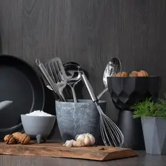 JUST HOME COLLECTION - Batidor inoxidable Plateado