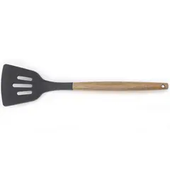 JUST HOME COLLECTION - Espatula ranurada gris mango madera