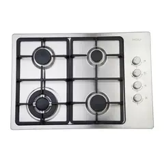FDV - Encimera Gas 4 Platos Acero Design 4T GLTX 65 BUT