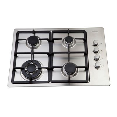 Imagen 2 del producto Encimera Gas Licuado 4 Platos Acero Design 4T GLTX 65 BUT