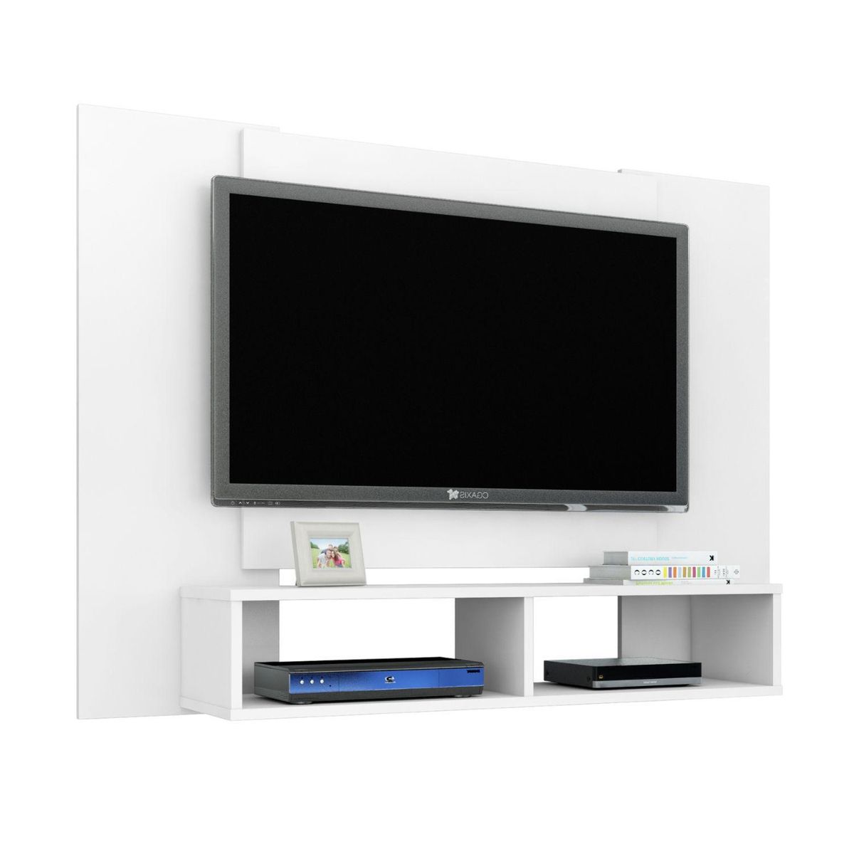 HOGA - Rack tv 47" blanco 90x120x28 cm