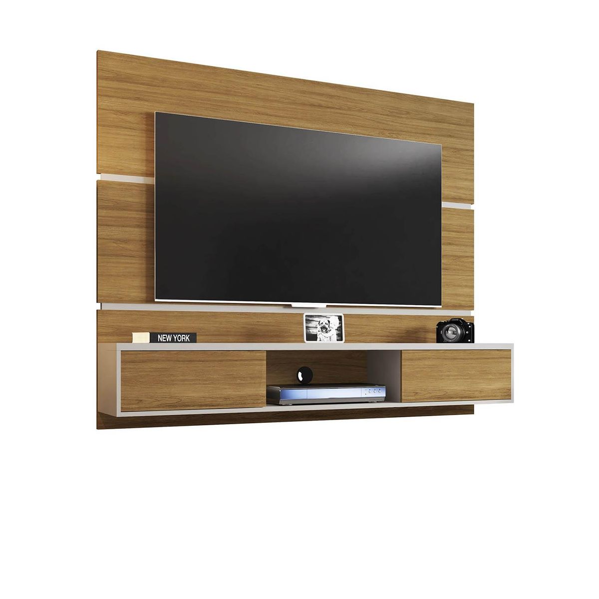 HOGA - Rack tv 65" canela 136x160x35 cm