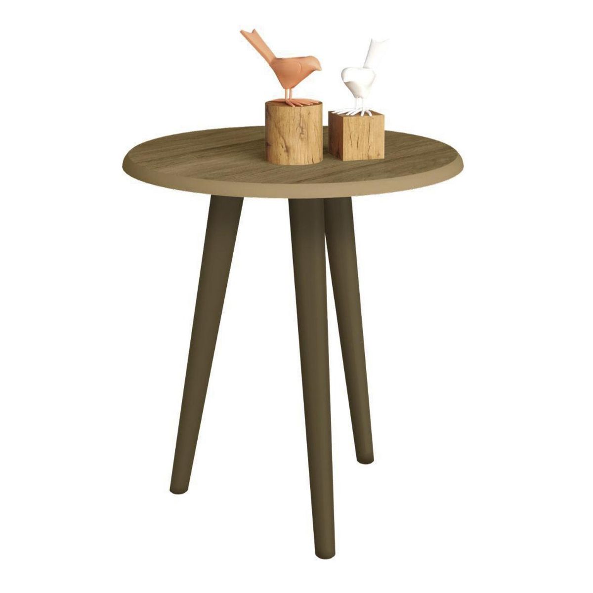 HOGA - Mesa lateral canela 48x44x44 cm