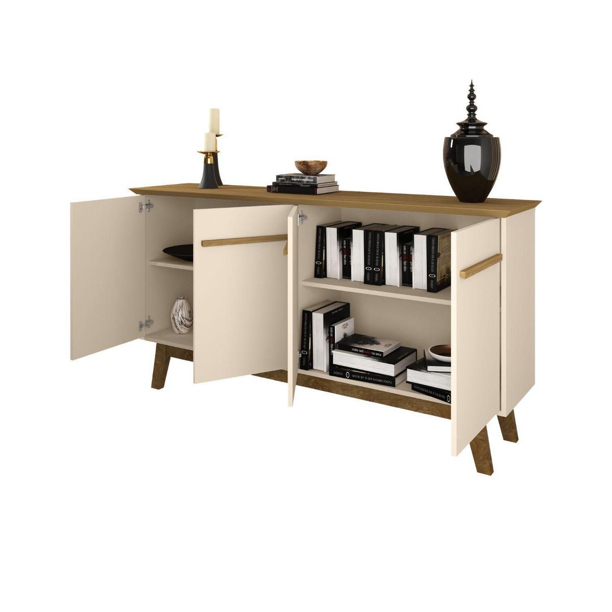 HOGA - Buffet bar opala canela 84x160x38 cm