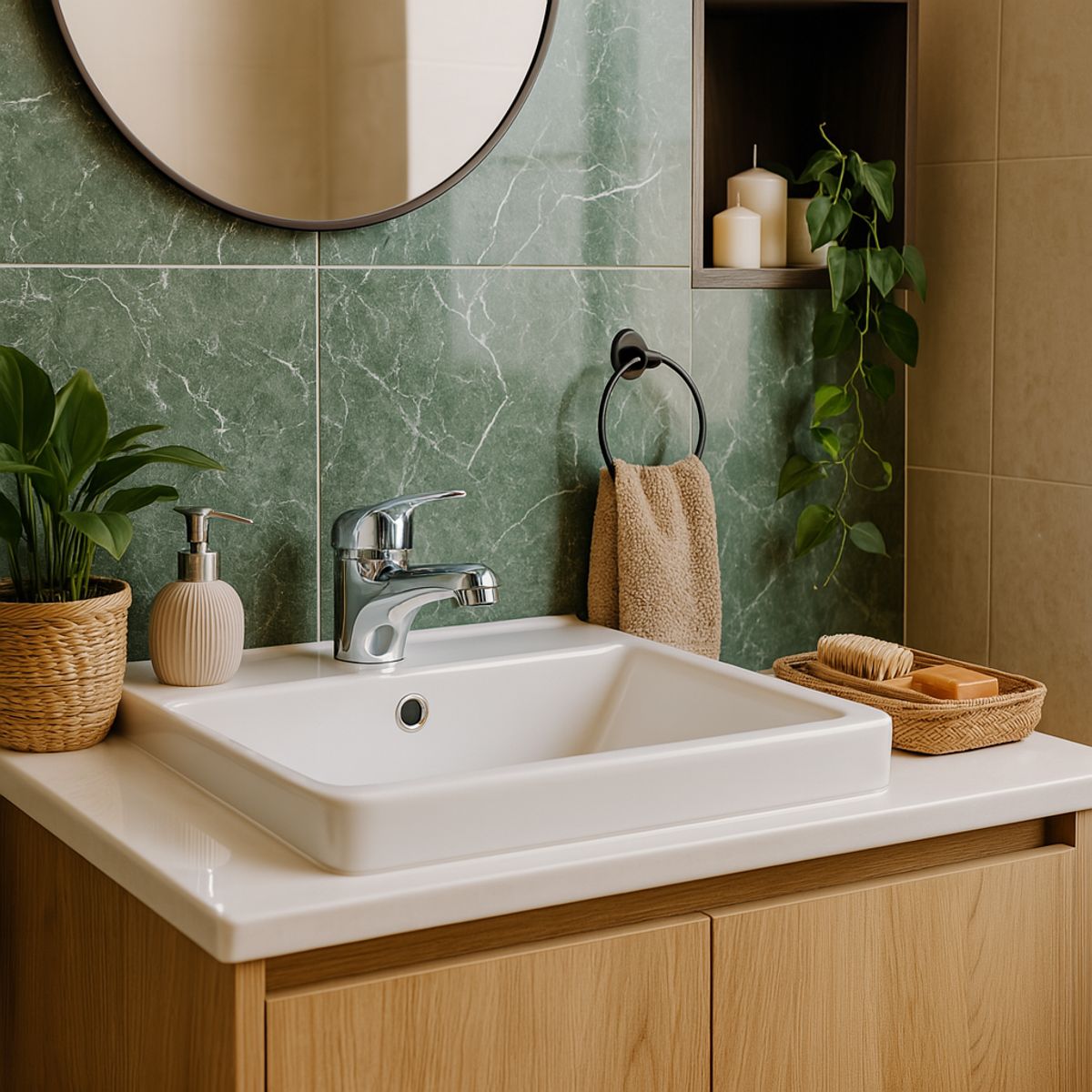 DUSCHY - Monomando para Lavamanos Theo Cromado