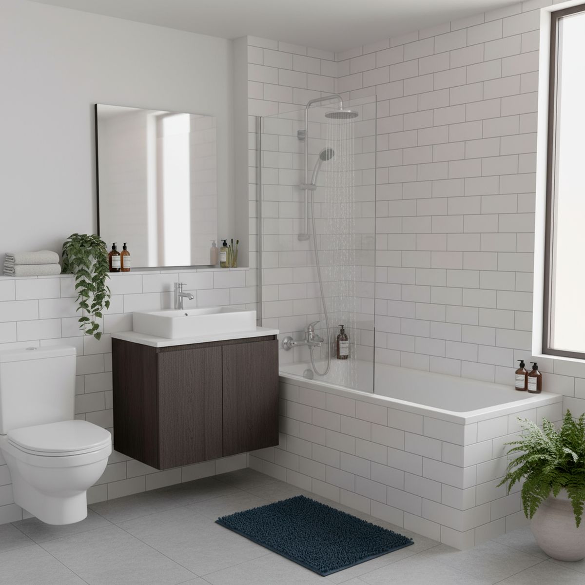 DUSCHY - Monomando para Ducha Theo Gris