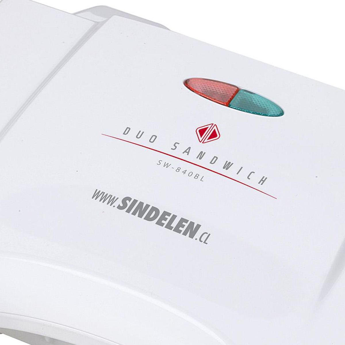 SINDELEN - Sandwichera 2 Panes 800 W SW-840BL