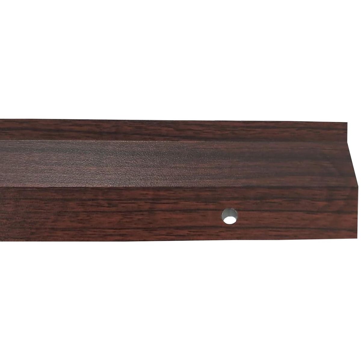 HOLZTEK - Cubrejunta desnivel caoba con tornillo