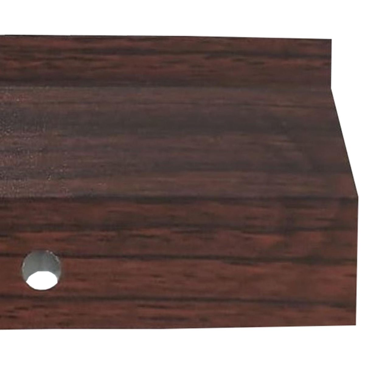 HOLZTEK - Cubrejunta desnivel caoba con tornillo