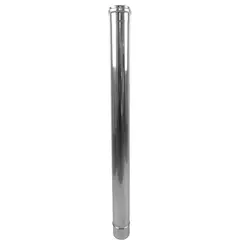 BOSCA - Cañón Inoxidable 80 Mm Diámetro 1 Metro Estufa Calefacción