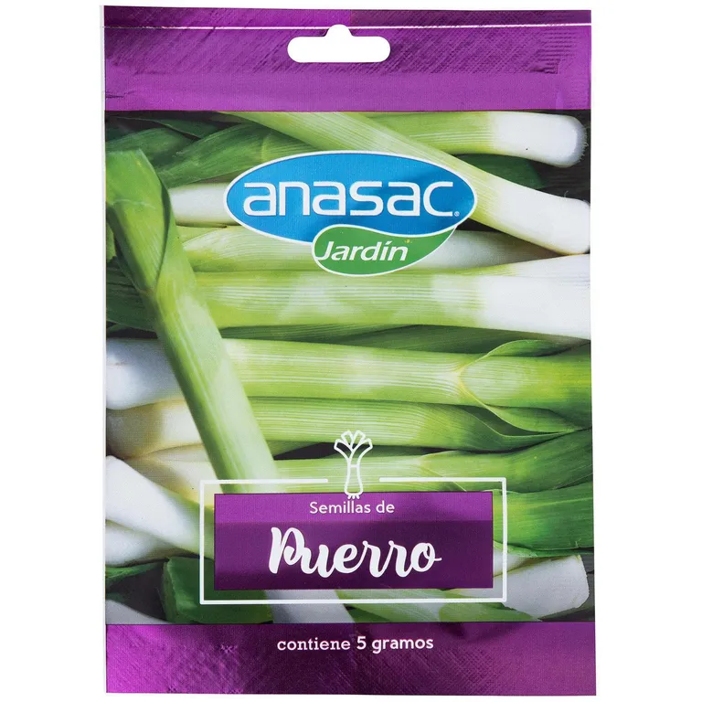 Semilla de Hortaliza Puerro 5 gr Sachet