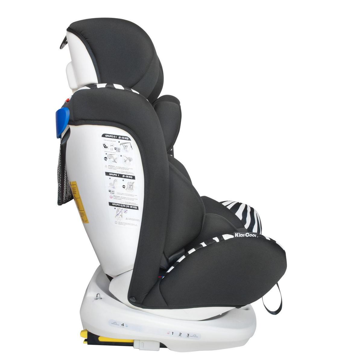 KIDSCOOL - Silla para auto cebra