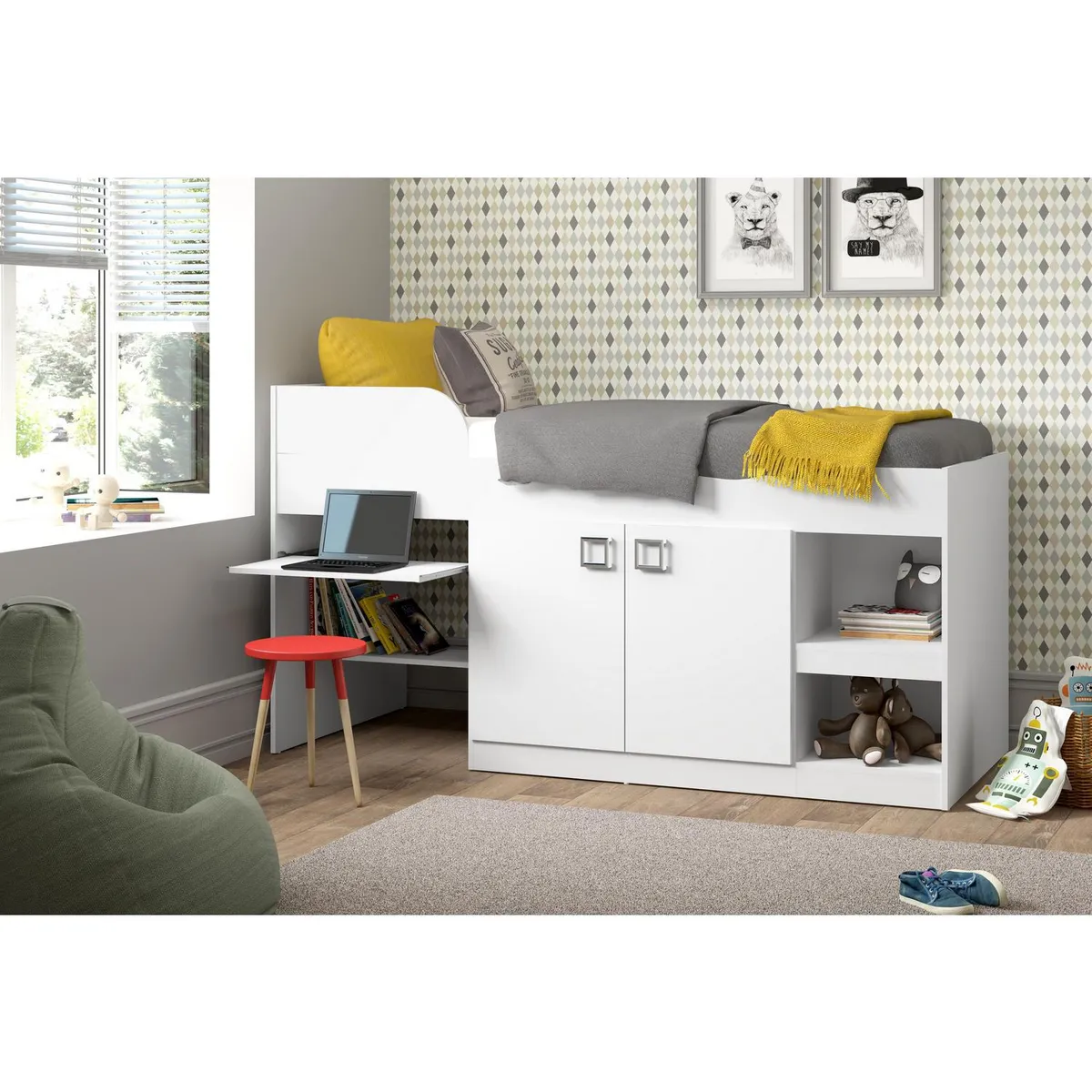 KIDSCOOL - Cama 2511 Blanco