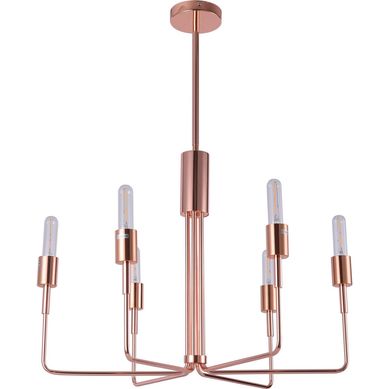 Lmpara de colgar araa 6 luces cobre E27