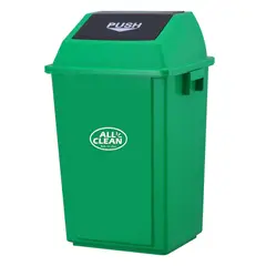 ALL CLEAN - Basurero 60 Litros PVC Verde