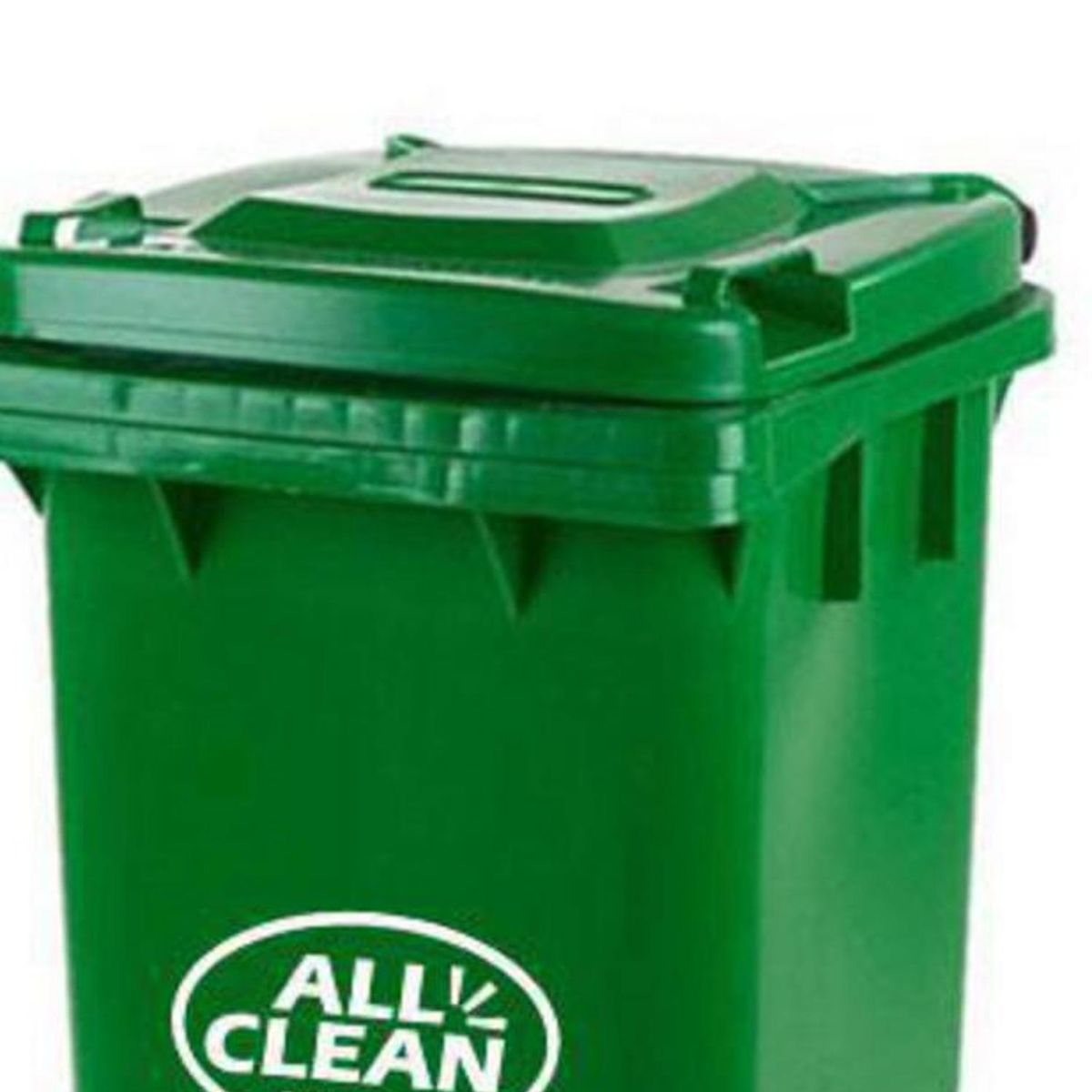 ALL CLEAN - Basurero All Clean 120 Litros Verde Con Ruedas para Exterior