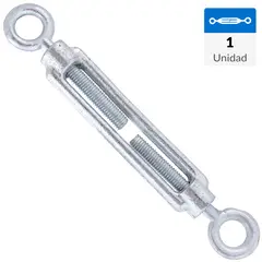 FIXSER - Tensor ojo-ojo 3/16" acero gris