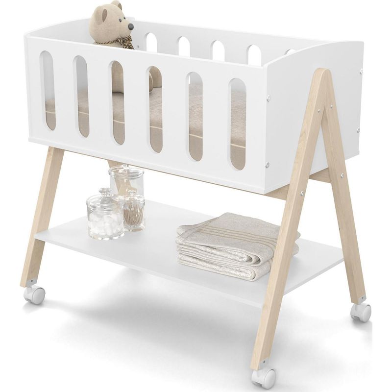 KIDSCOOL - Cunacolecho escritorio 2en1 96x91x57 cm blanca