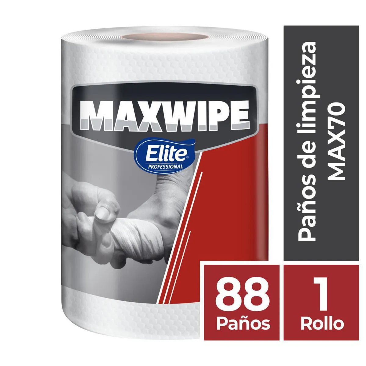 ELITE PROFESSIONAL - Paños de Limpieza Elite Professional Maxwipe Max70 88 Unidades
