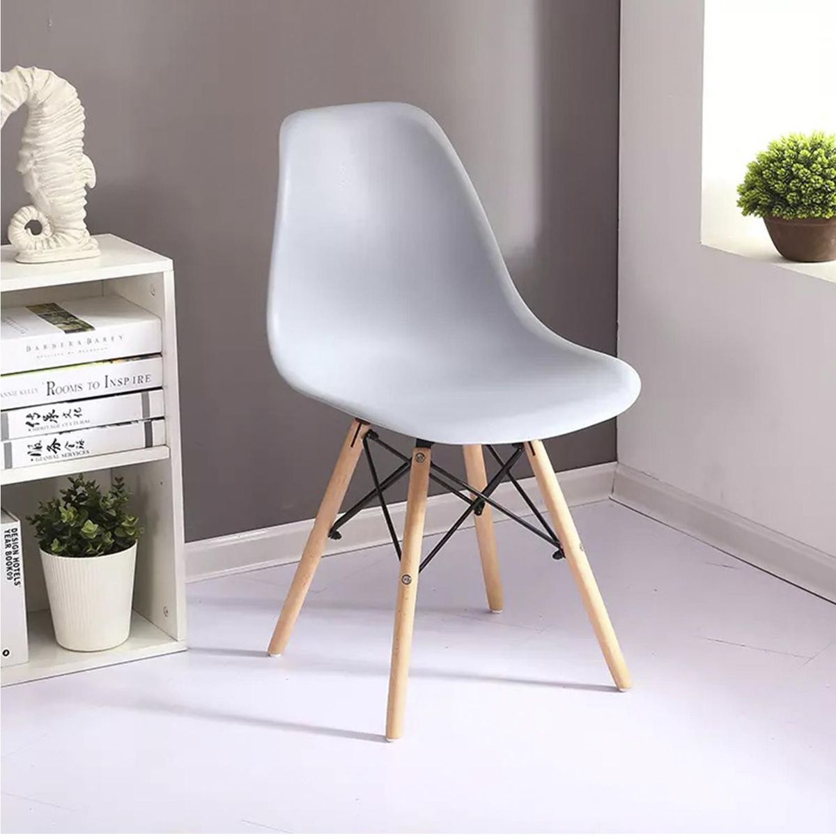 IMPORTADORA USA - Silla FXP3566 Gris 81x42x42 cm