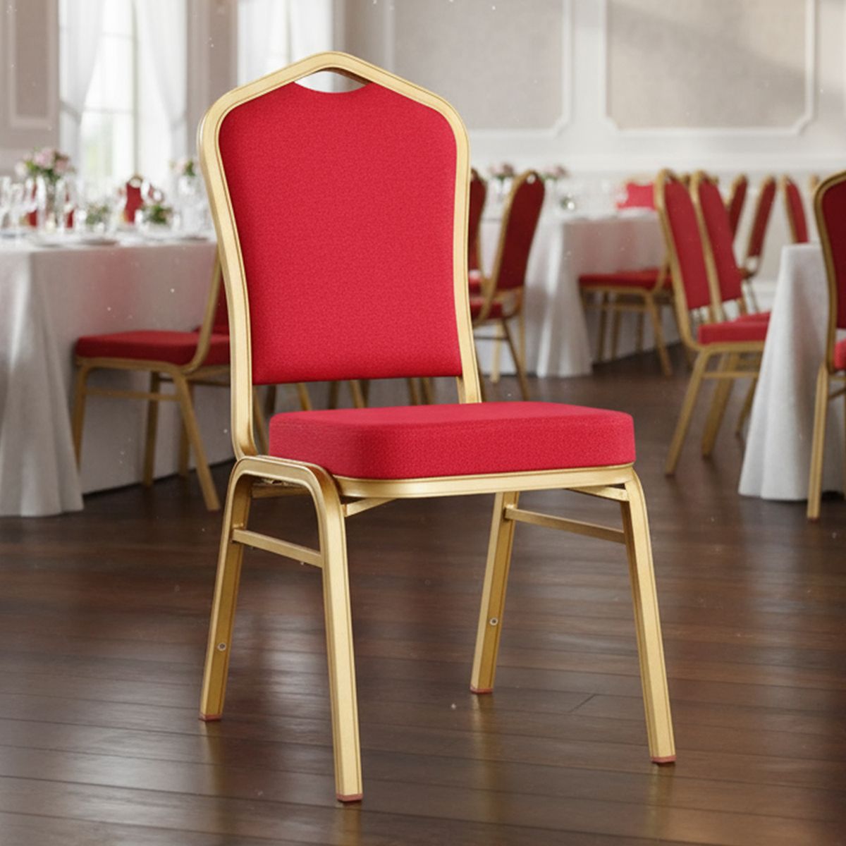 IMPORTADORA USA - Silla Visita 95x45x40 cm Rojo