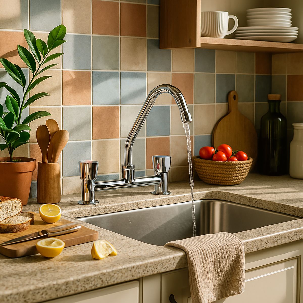 DUSCHY - Combinación para Cocina Gris