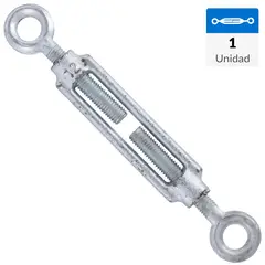FIXSER - Tensor ojo-ojo 1/2" acero gris