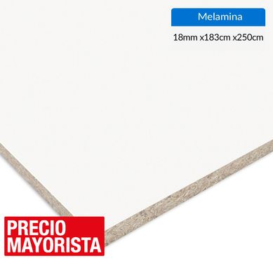 Melamina Blanca 18 mm 183 x 250 cm