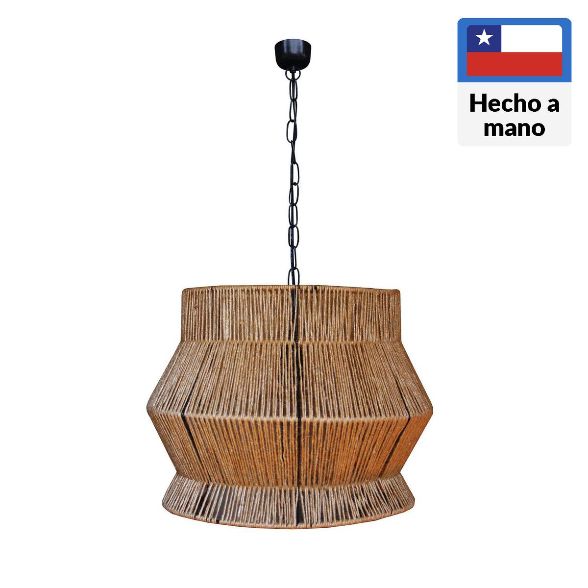 CAROLD STEVENS - Lámpara Colgante Azaf 1 Luz Metal Café