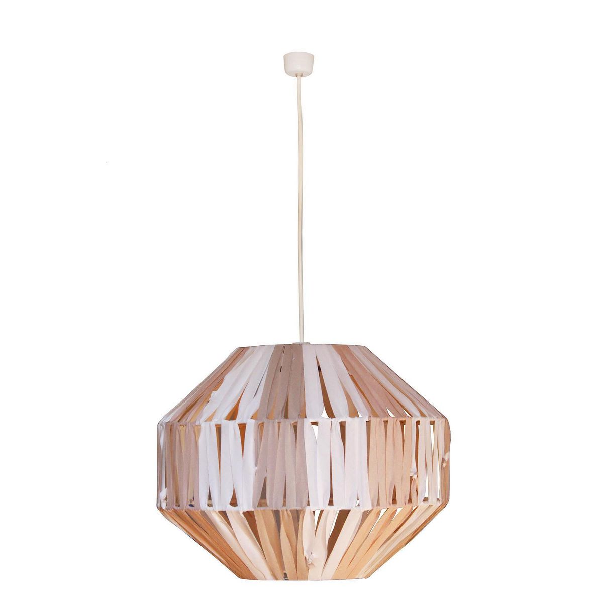 CAROLD STEVENS - Lámpara Colgante Amit 1 Luz Metal Café