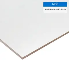 MASISA - MDF Melamínico Blanco 9 mm 183x250 cm