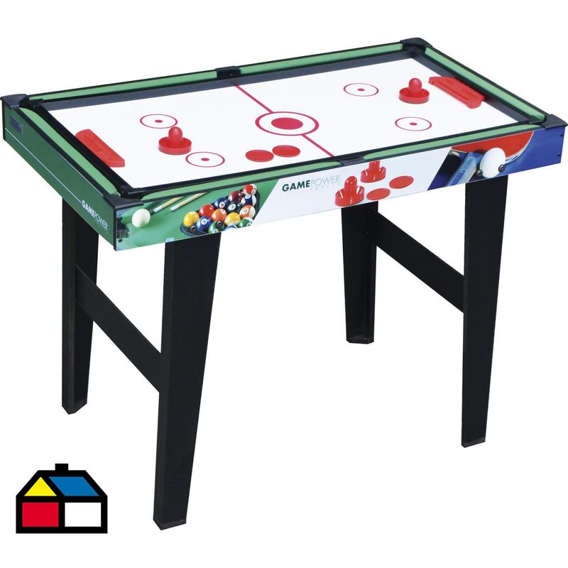 GAME POWER - Mesa de Juego 3en1 51x92x68 cm