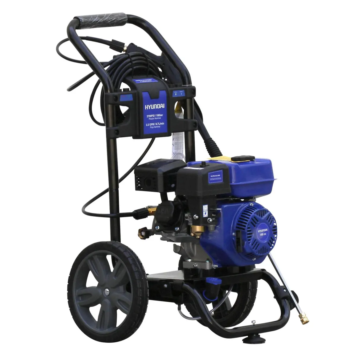 HYUNDAI - Hidrolavadora Gasolina 3700 W 186 Bar 82HYGPW2700