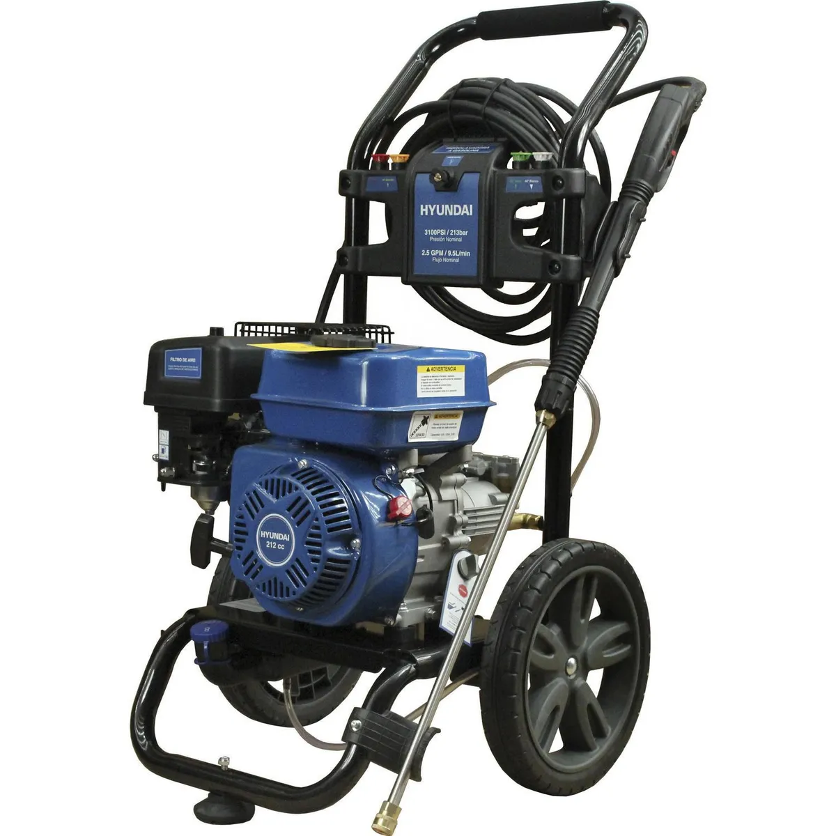 HYUNDAI - Hidrolavadora Gasolina 5000 W 214 Bar 82HYGPW3100