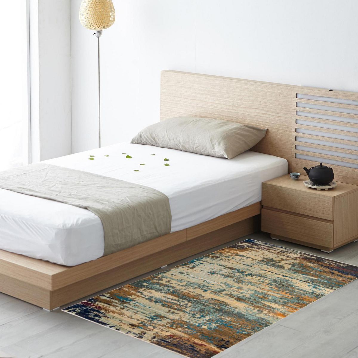 MASHINI - Bajada de Cama Sorrento 50x100 cm Polipropileno Multicolor