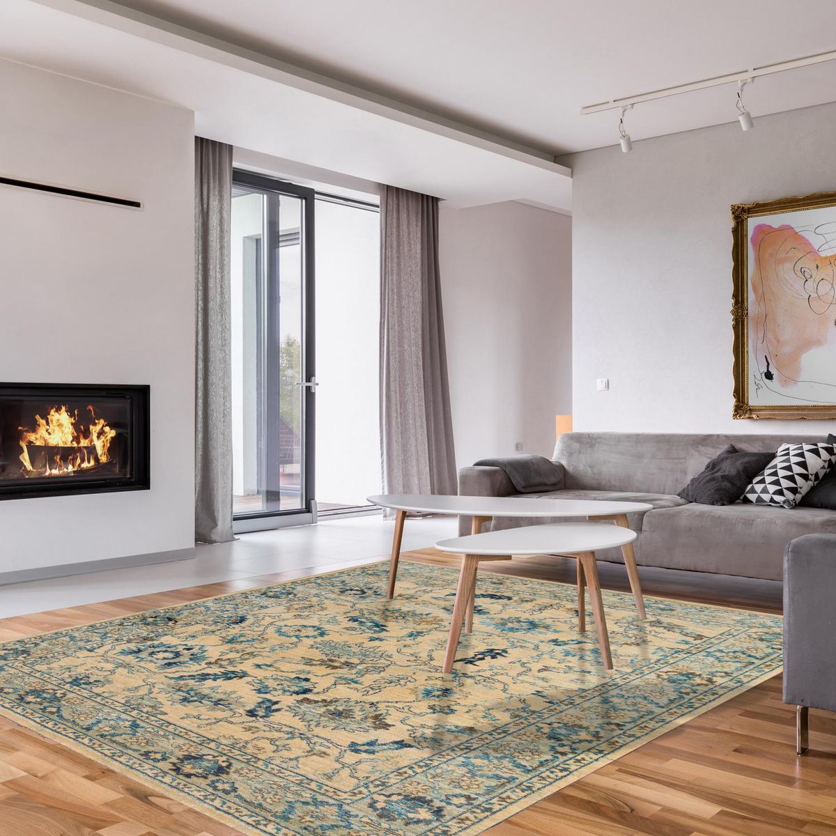 MASHINI - Bajada de Cama Pisa 50x100 cm Polipropileno Multicolor