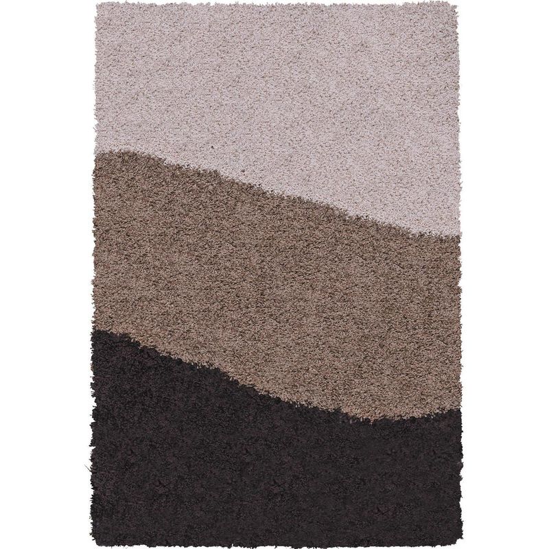 MASHINI - Alfombra Shaggy 200x285 cm Multicolor