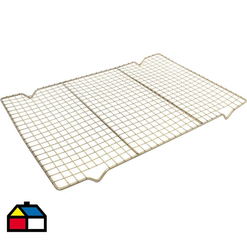 ILKO - Rejilla repostería acero antiadherente gold