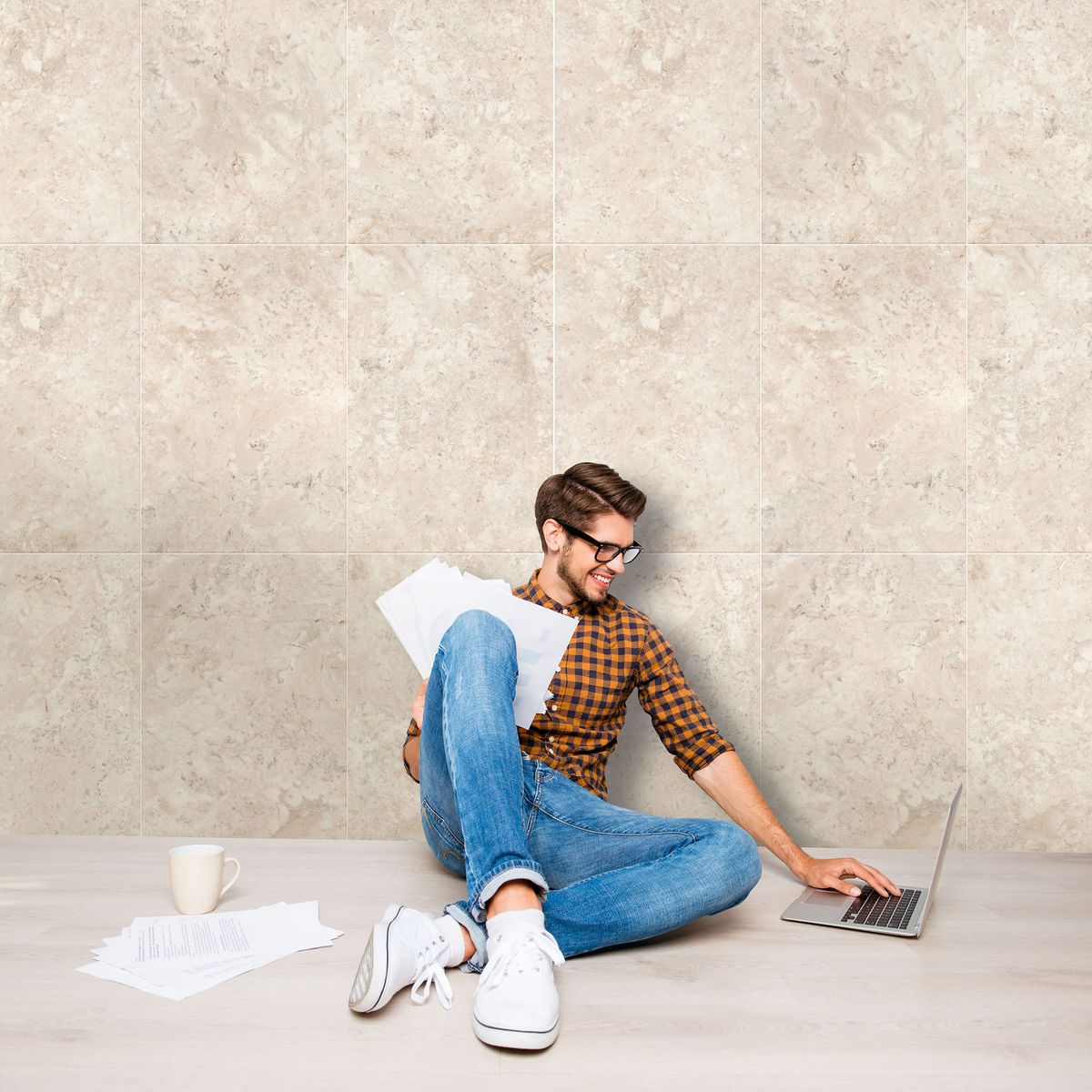 PIZARREÑO CEDRAL - Set 3 Fibrocemento Simplísima 6 mm 120x240 cm Ceniza Beige