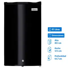LIBERO - Frigobar 83 Litros Negro LFB-101N