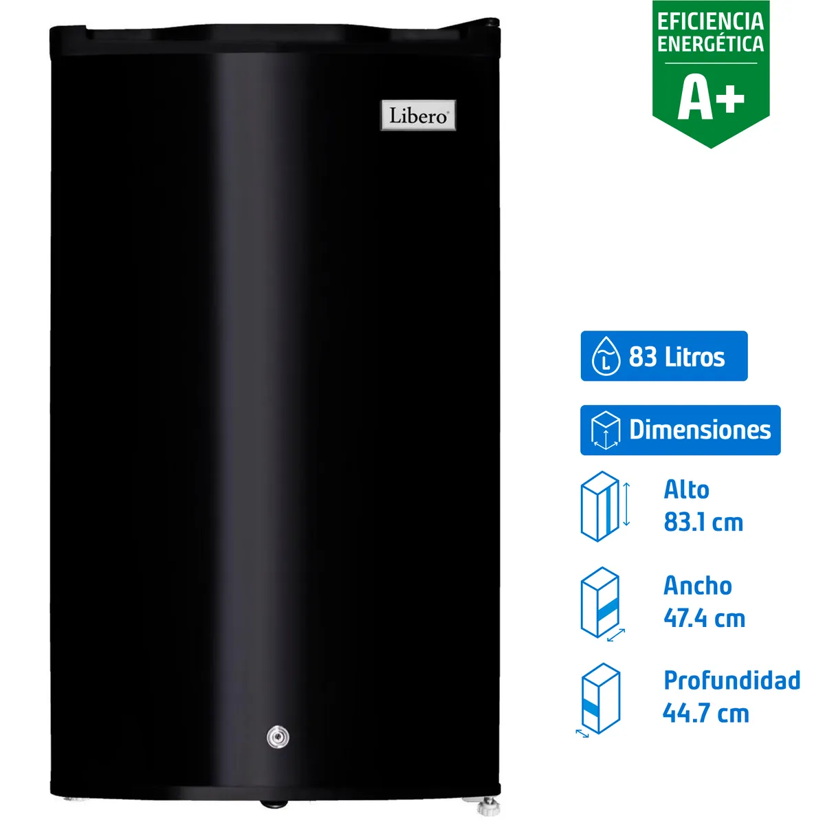 LIBERO - Frigobar 83 Litros Negro LFB-101N
