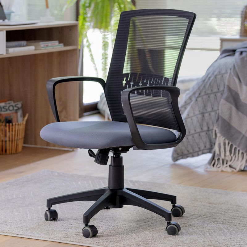 ONE SIT - Silla Escritorio Job Negro/ Gris
