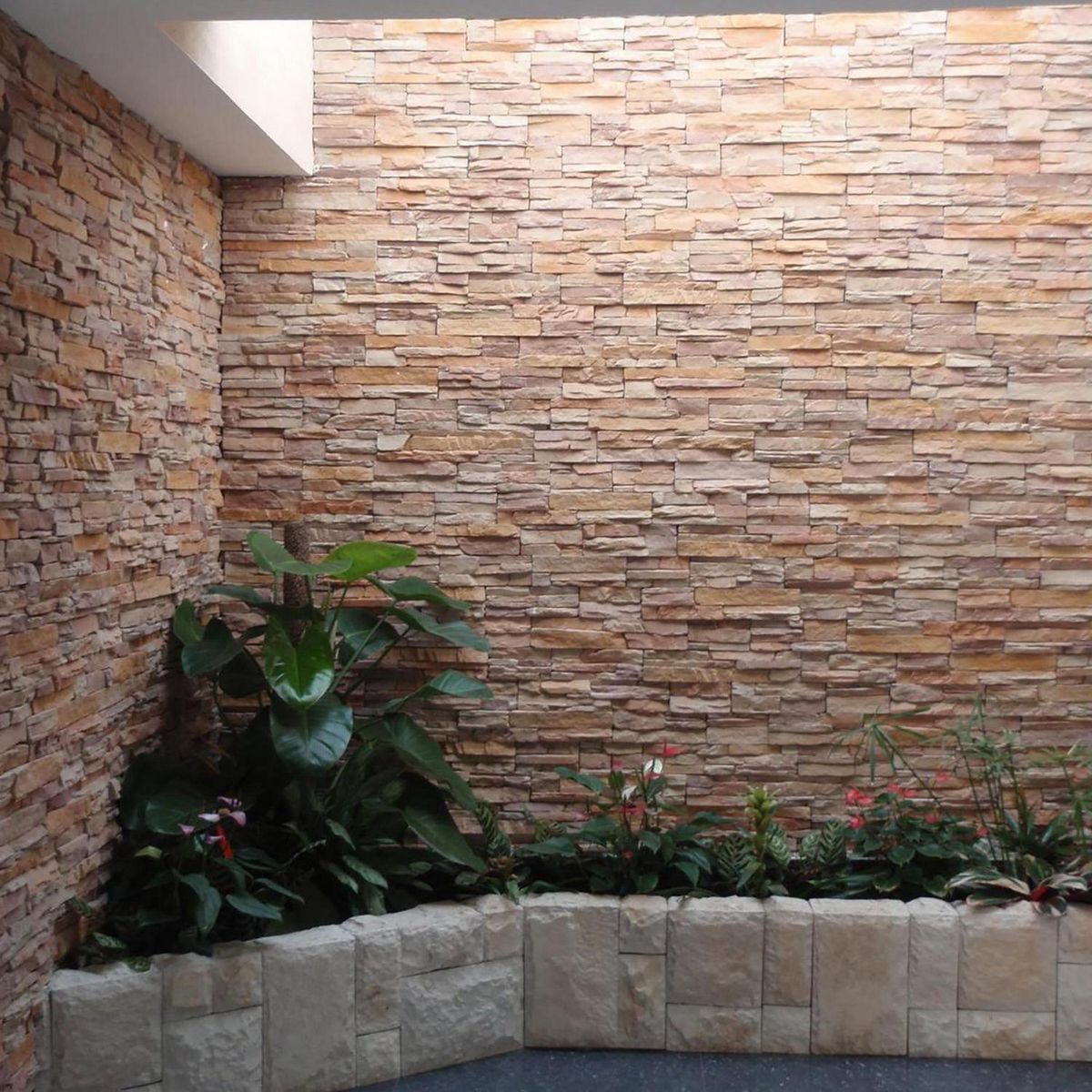 NATSTONE - Piedra reconstituida Tungurahua crema oxidada, 0,25 m2