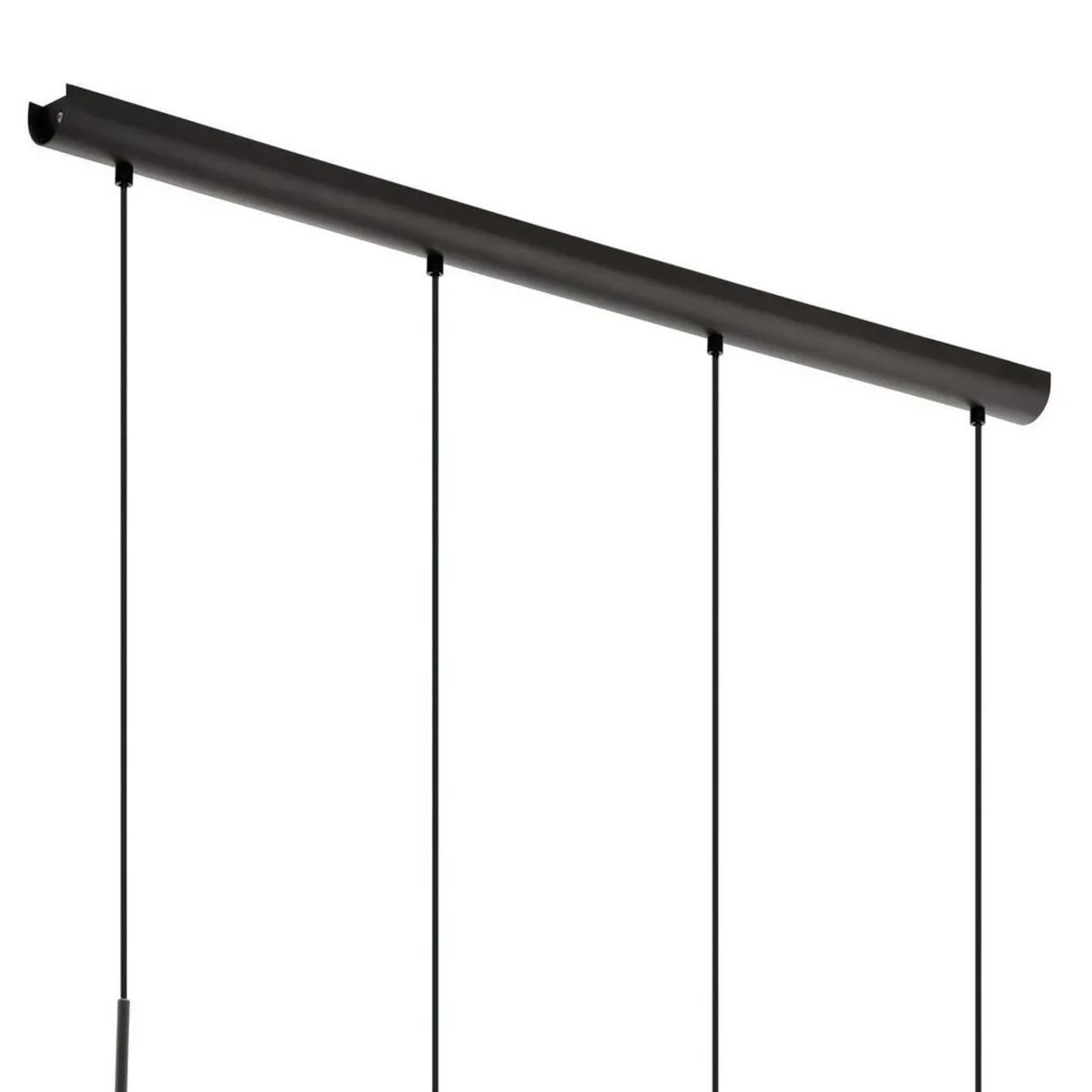 EGLO - Lámpara Colgante Acero Negro