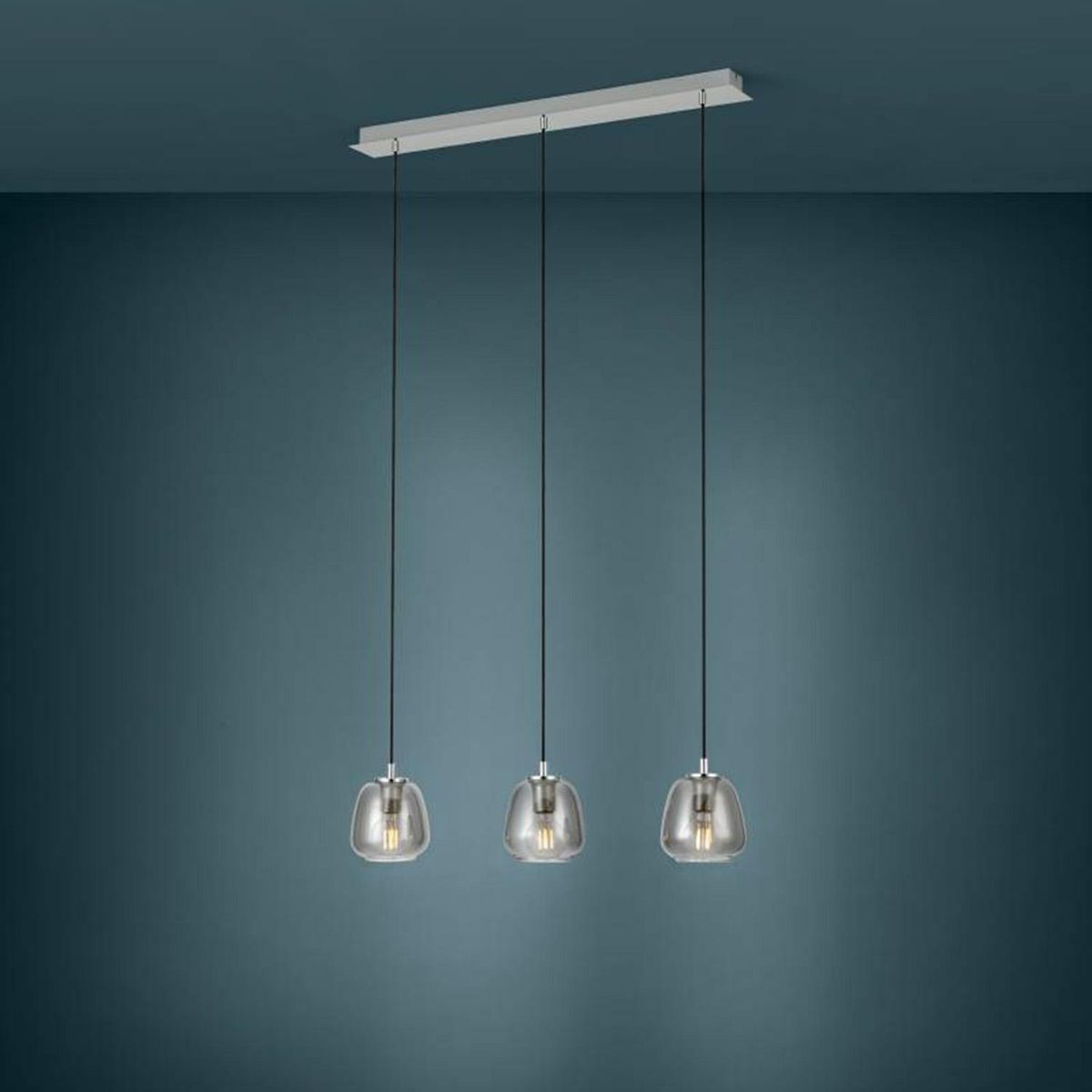 EGLO - Lámpara Colgante Albarino Acero Gris