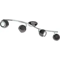 EGLO - Barra Led Bimbed 4 Luces Acero Negro