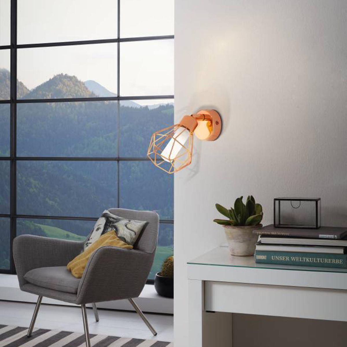 EGLO - Apliqué Zap Acero Cobre