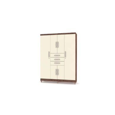 Clset 6 puertas 3 cajones rstico 207x47x151 cm
