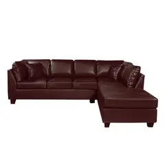 LATAM HOME - Sofá Seccional 4 cuerpos Padua 212x90x280 cm Marron