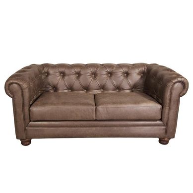 Sofa Florencia 2C Cuero Carame